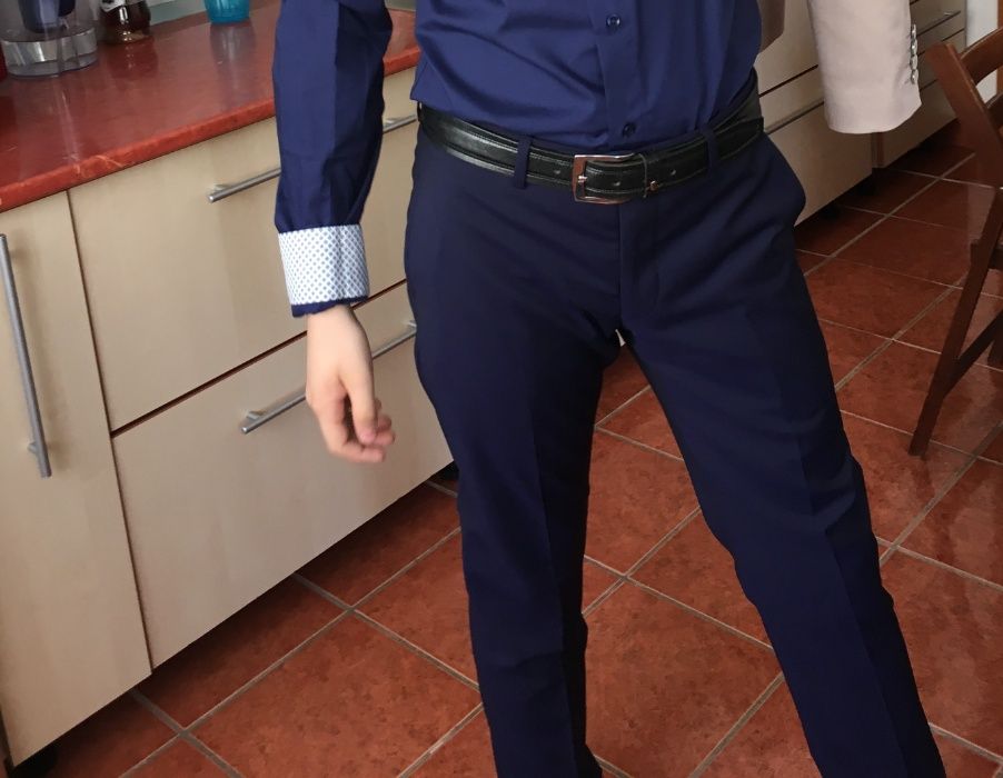 NU RATA ! Pantaloni slim eleganti, NOI, baieti, marca SEROUSSI