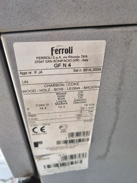Centrala termica pe lemne 18kw