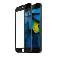 Folie de sticla Apple iPhone 8 Plus, cu margini colorate Negru