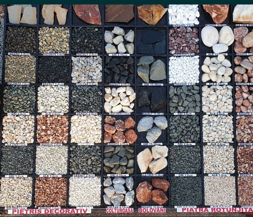 Piatra decorativa ornamentala gradina rotunjita și colturoasa