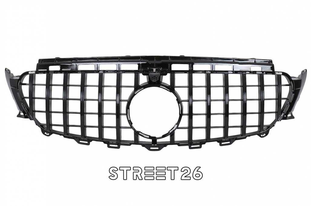 Grila Centrala Mercedes E-Class W213 C238 (16-20) GT-R Design Negru V2
