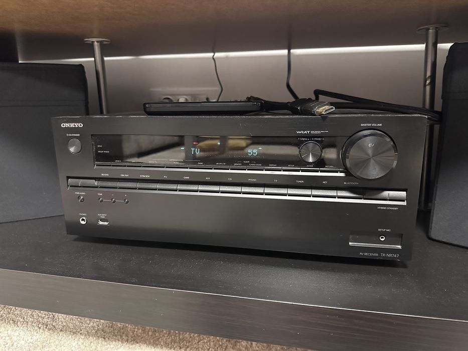Receiver Onkyo TX-NR747, 7.2, 175W, DTS, Wifi, BT, Spotify