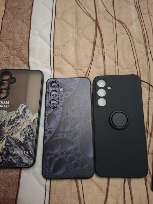 galaxy a55 2 протектора и 3 кейс