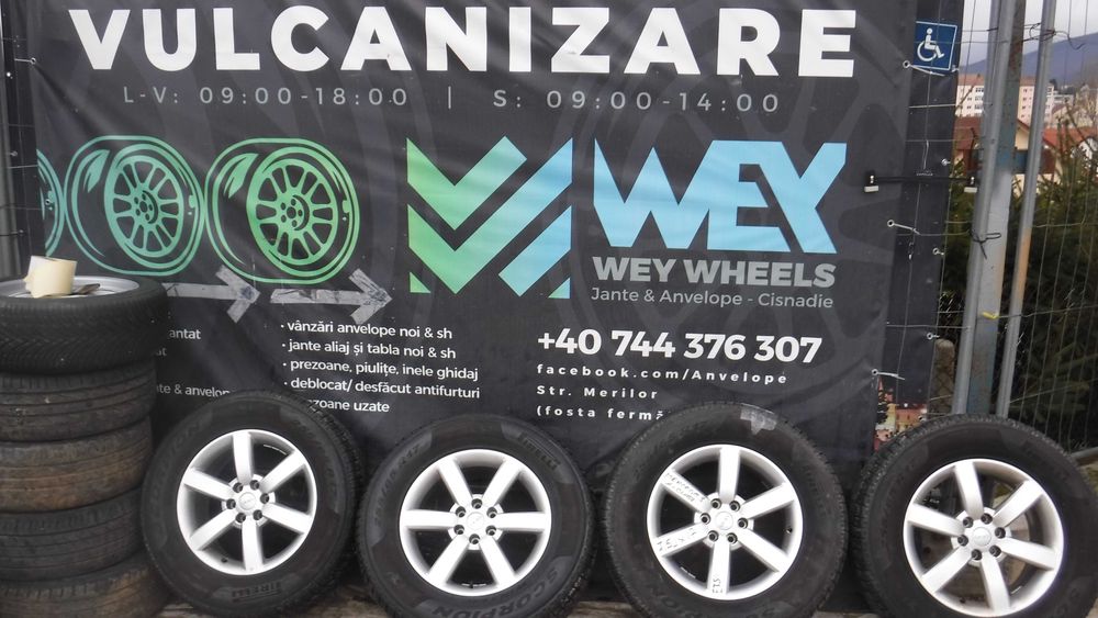 Jante mercedes X-classe 255 65  17 iarna  Pirelli + Senzori