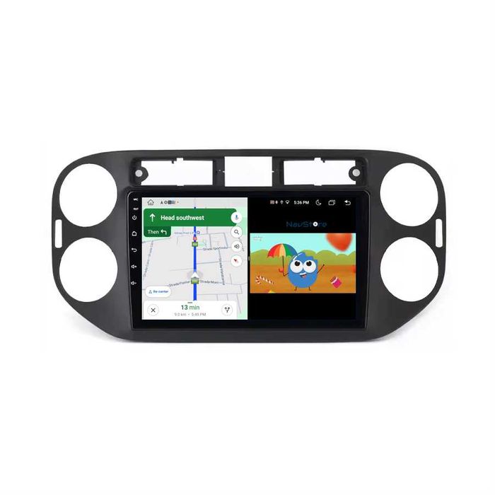 Navigatie Dedicata Android Volkswagen Tiguan 9 Inch, WiFi, Bluetooth