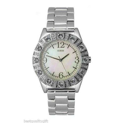 Ceas dama GUESS cu cristale Swarovski, Model G86060L, Diametru 36mm