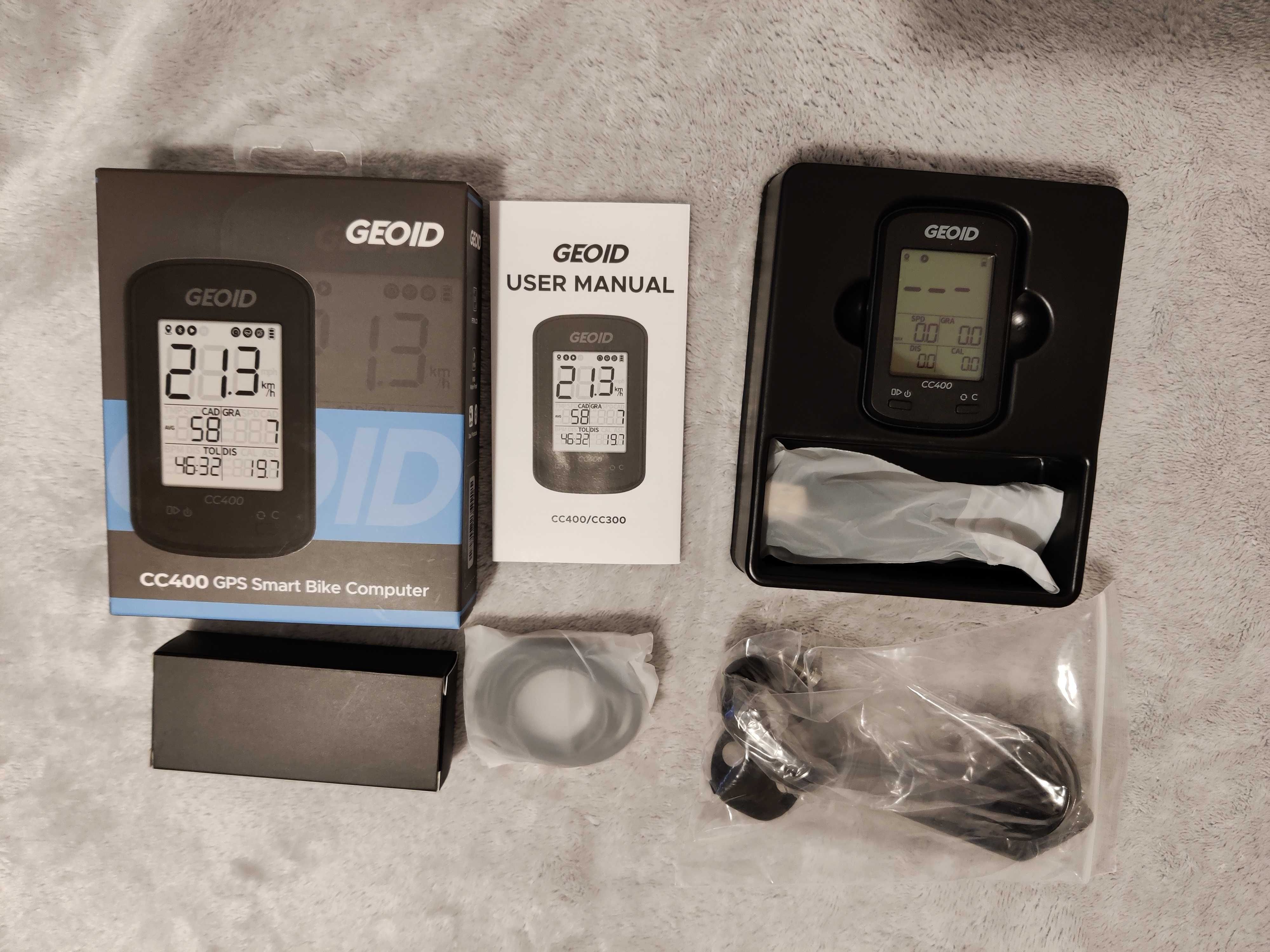 Calculator bicicleta GPS Geoid CC400 ANT+ bluetooth