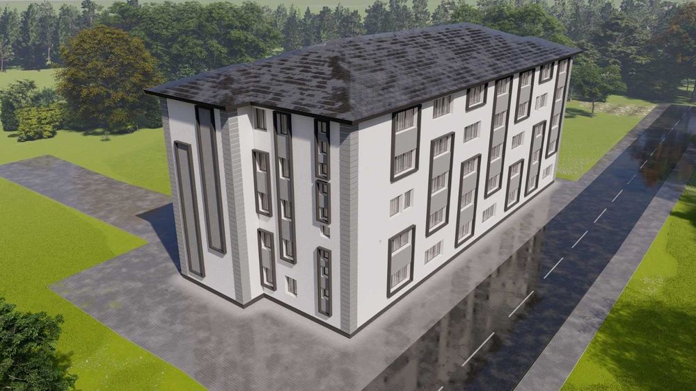 Bloc cu 5 etaje si 3500mp construiti