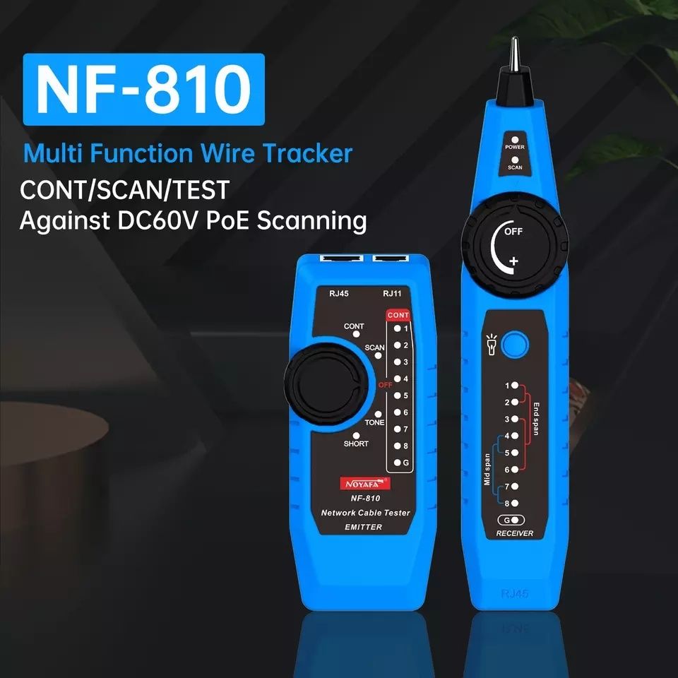 Многофункциональный сетевой тестер Noyafa NF-810, CCTV Tester