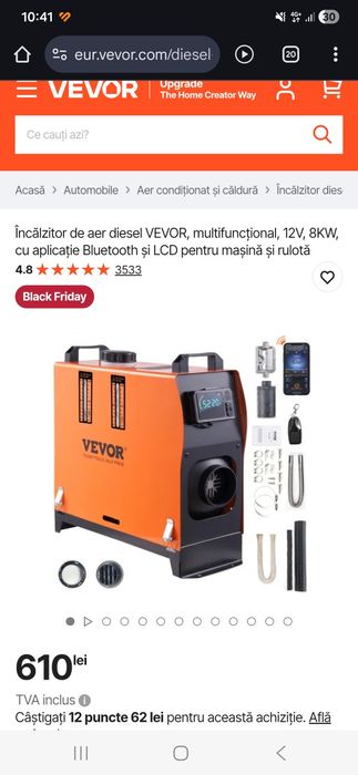 Vevor incalzitor diesel