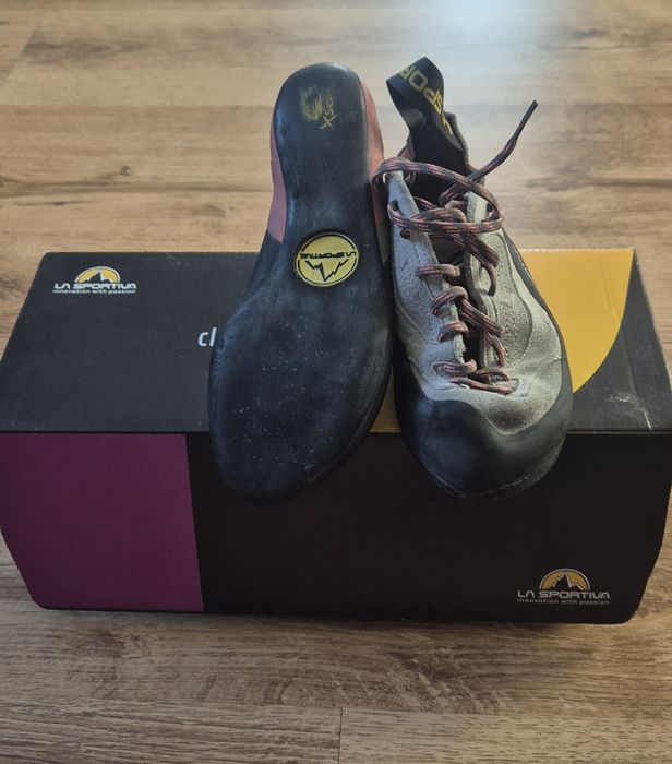 Espadrile de catarat La Sportiva Finale Lace Pink/Grey 36