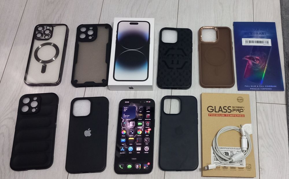 iPhone 14 ProMax Black 128gb 87% baterie / schimb DOAR cu S24 Ultra