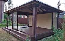 Foisoare si terase din lemn 4.5 x 6.5m