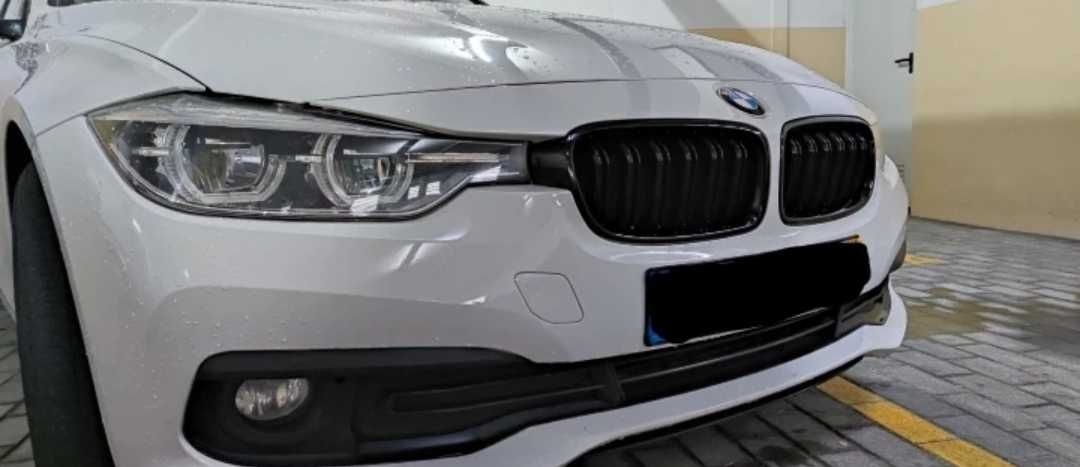 Grile / Nari Duble BMW Seria 3 F30 F31 2011 - 2018 Negru Lucios