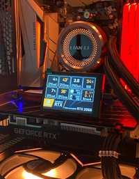 Monitor display gaming 3.5 inch USB Type C GPU CPU RAM HDD