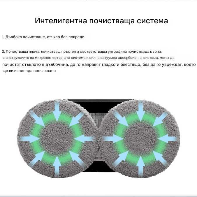 Робот за прозорци + спрей функция Winbot Spray