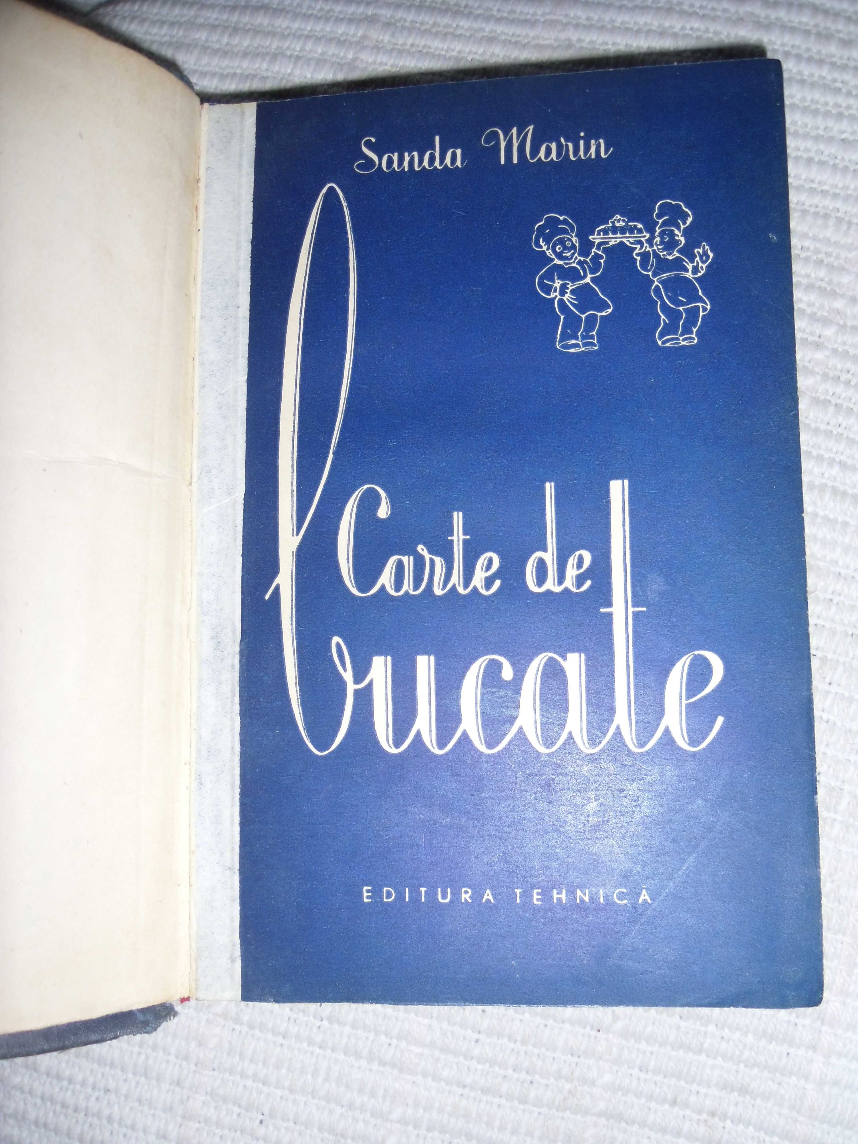 Carte de bucate Sanda .Marin ed 1956