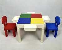 Стол Лего -трансформер + 2 стульчика