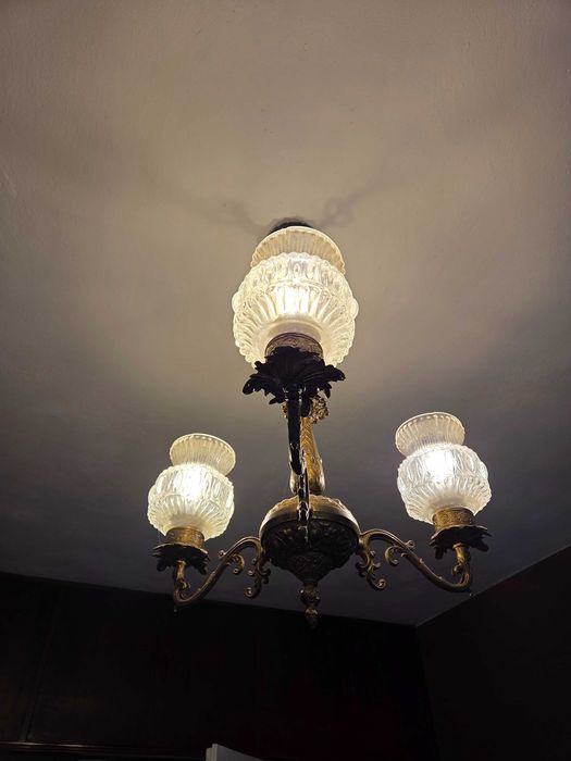 Винтидж полилей от месинг