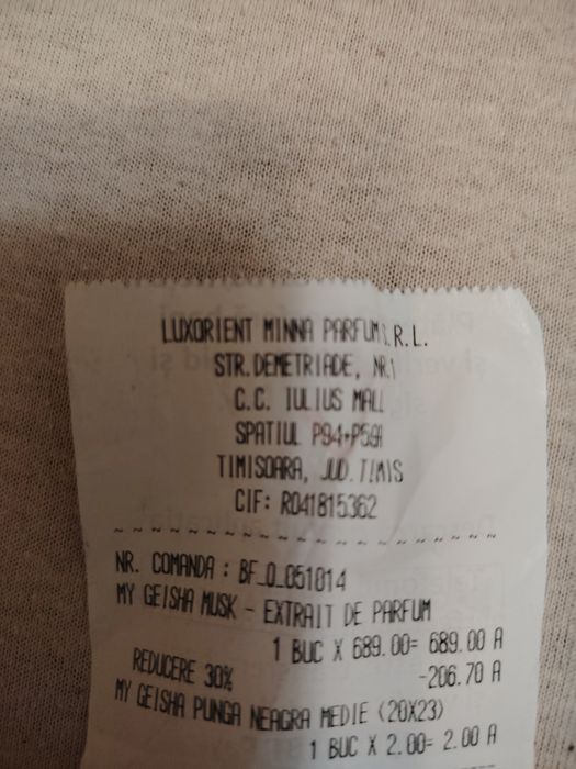 Parfum my geisha musk