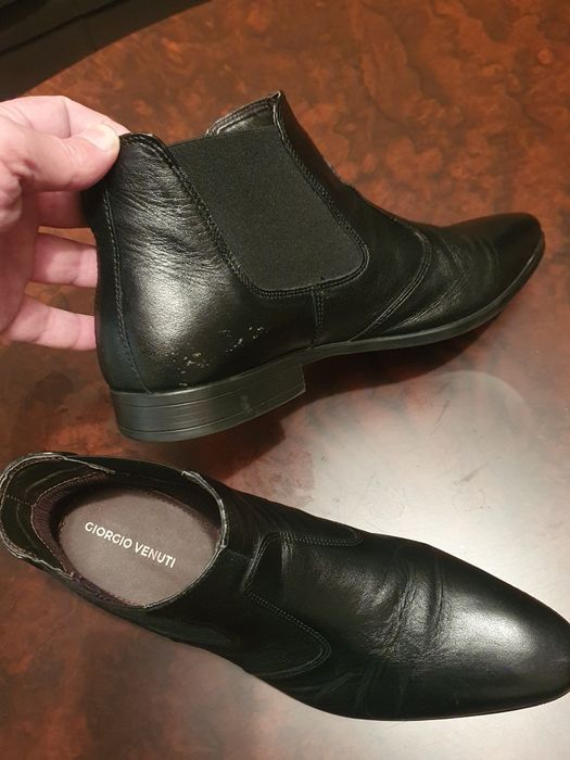 Кожени Мъжки Официални Боти 44 Номер Giorgio Venuti