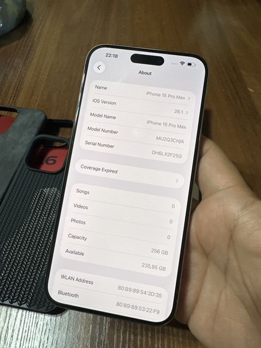 iPhone 15 Pro Max 256 GB Natural Titanium