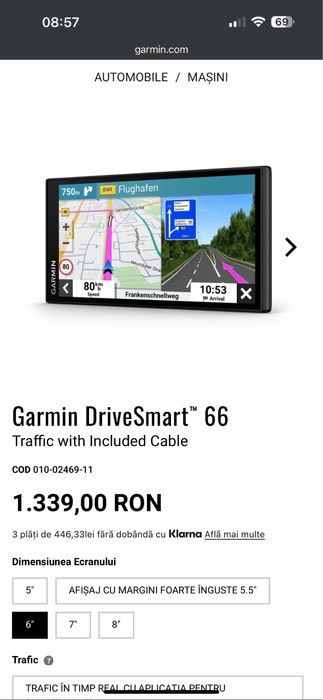 Navigatie GPS Garmin