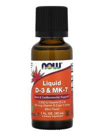 Now d3 Liquid vitamin d3 mk7