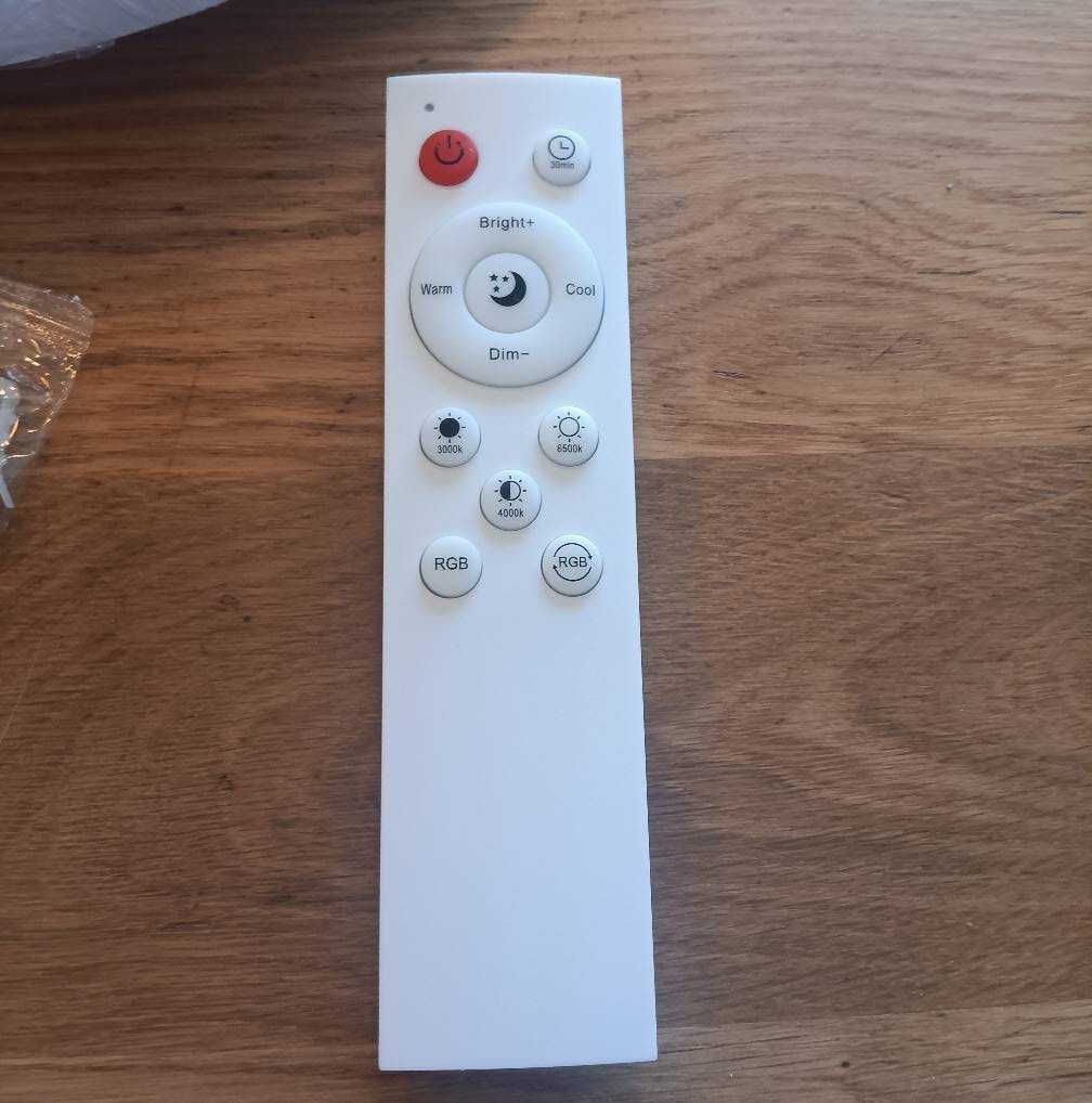НОВА! Смарт LED таванна лампа 30W с дистанционно, RGB