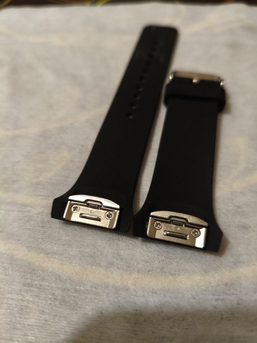 Curea pentru ceas Garmin Fenix 6S, Gigapack, Silicon, Negru