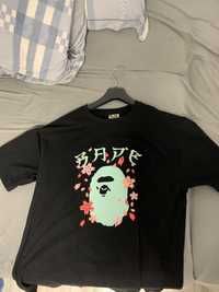 Tricou bape sakura tee ( off white vlone amiri)