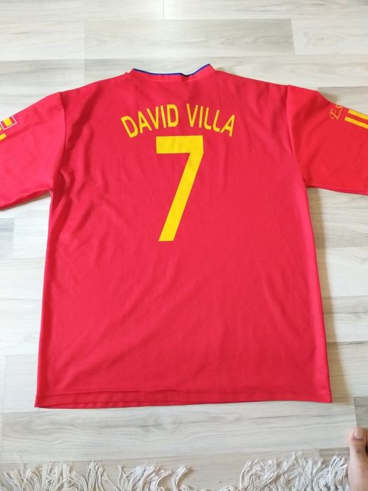 Тениска на Испания-David Villa