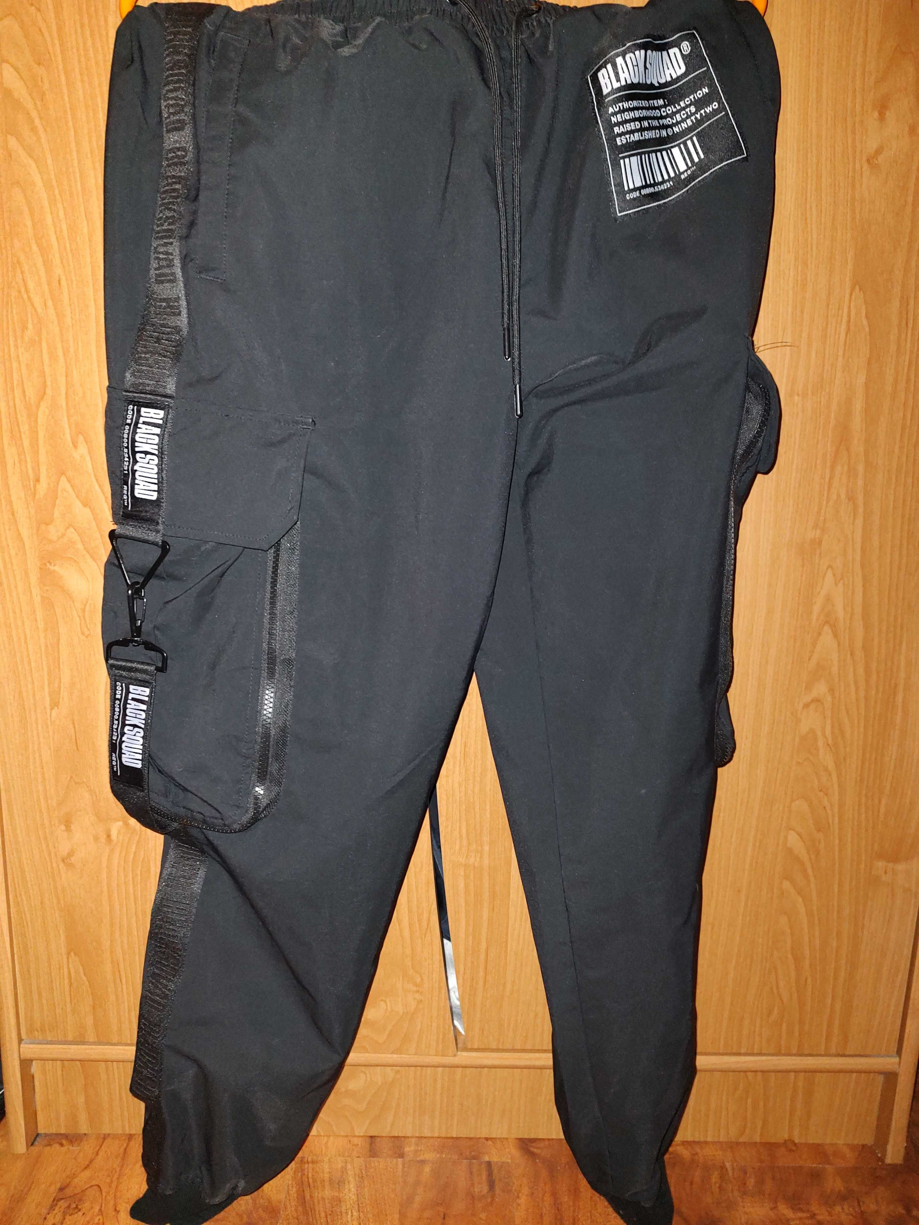 Pantaloni Cargo New Yorker BLACK SQUAD, Mărime S, Negru