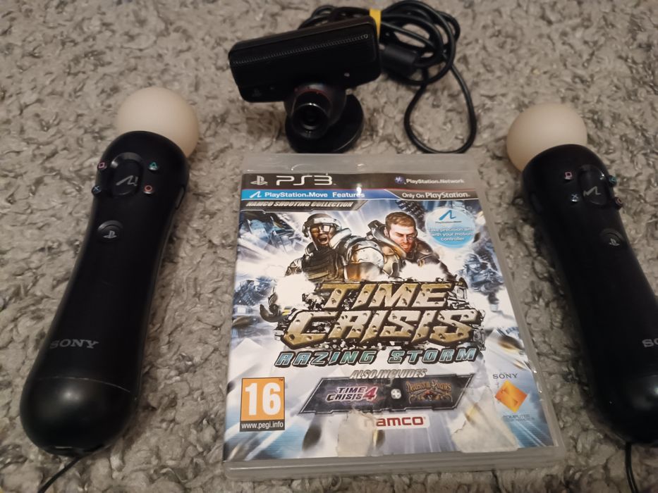 Set 2 ps move + 3 jocuri compatibile PlayStation 3 PS3 PS 3