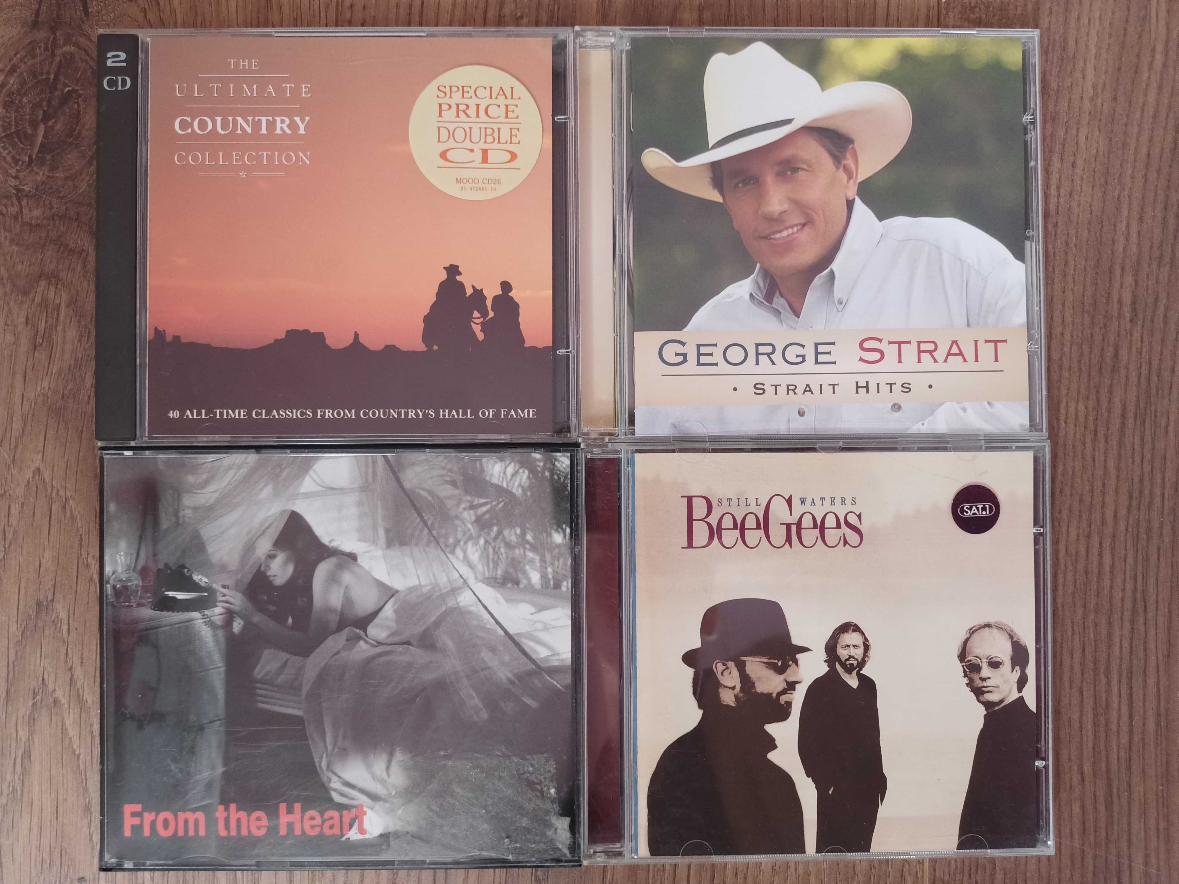 6 CD originale George Strait, Bee Gees, compilatii