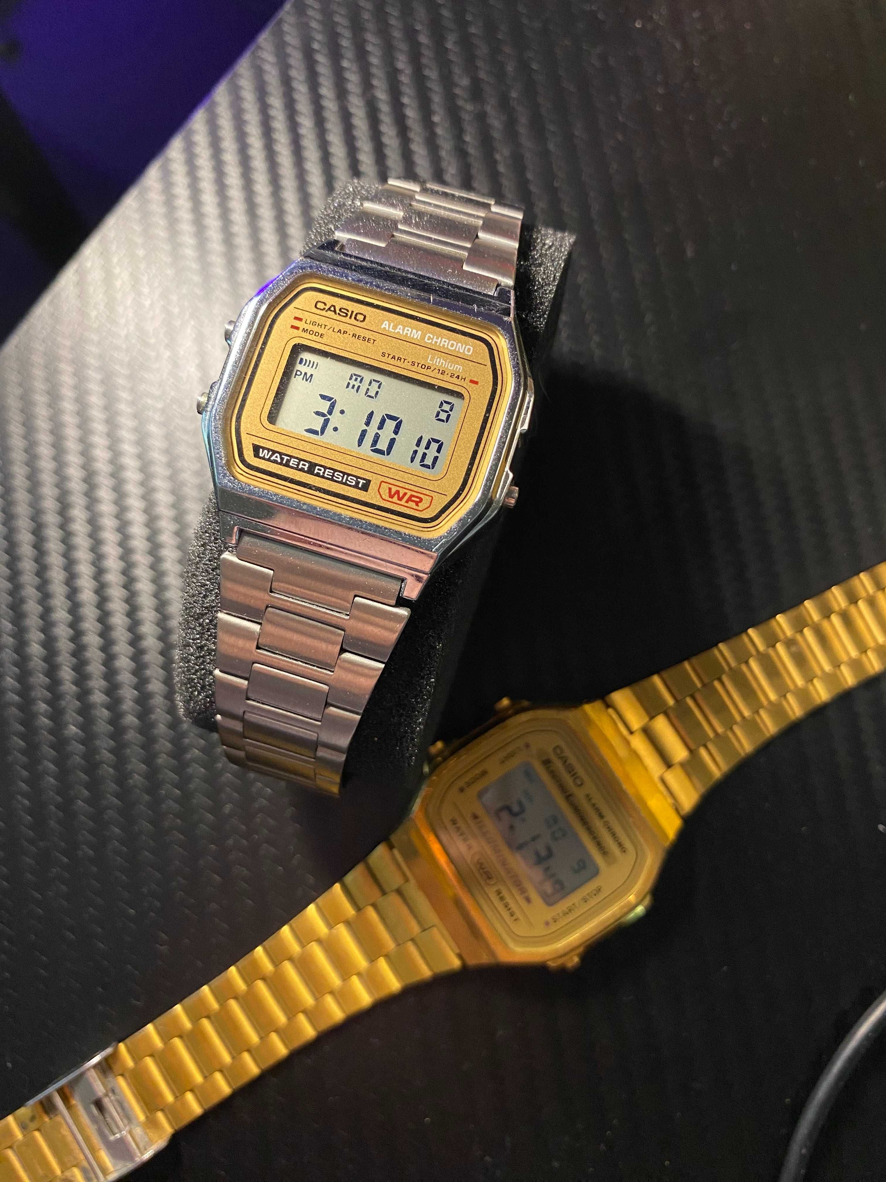 Casio Vintage Watch / Gold and Silver / часовници
