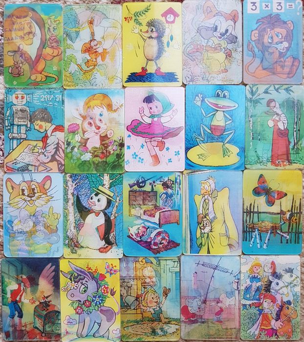 Стерео календарики и открытка