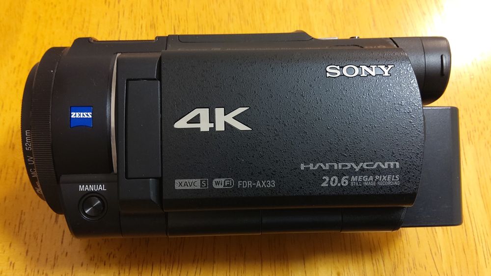 Camera video Sony 4K (FDR-AX33)