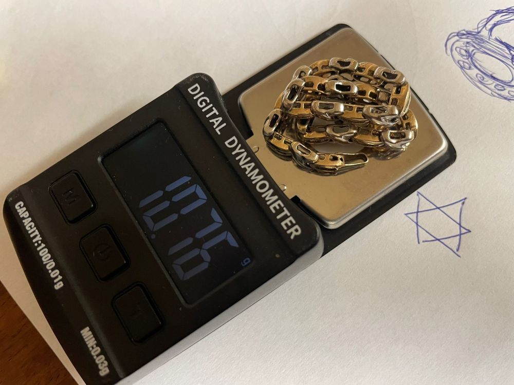 Brățara aur 14 k cu diamante naturale  bagheta
