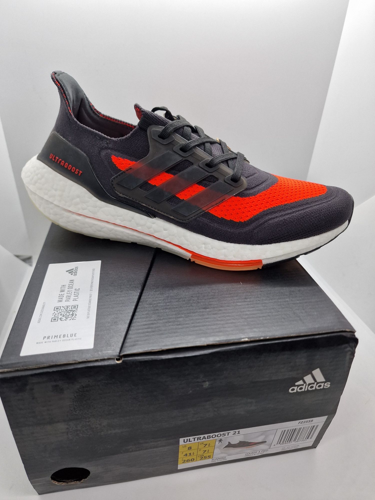 Adidas Ultraboost 21 FZ2559 nr. 40 2/3,41 1/3