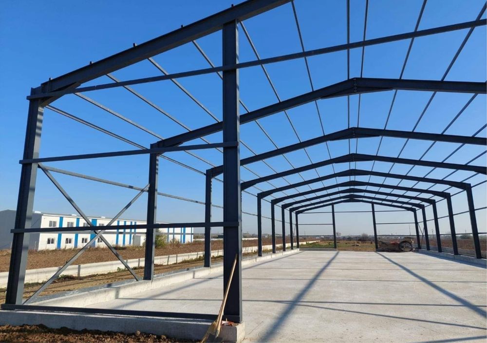 Construim hale si structuri metalice din europrofile ofer certificat