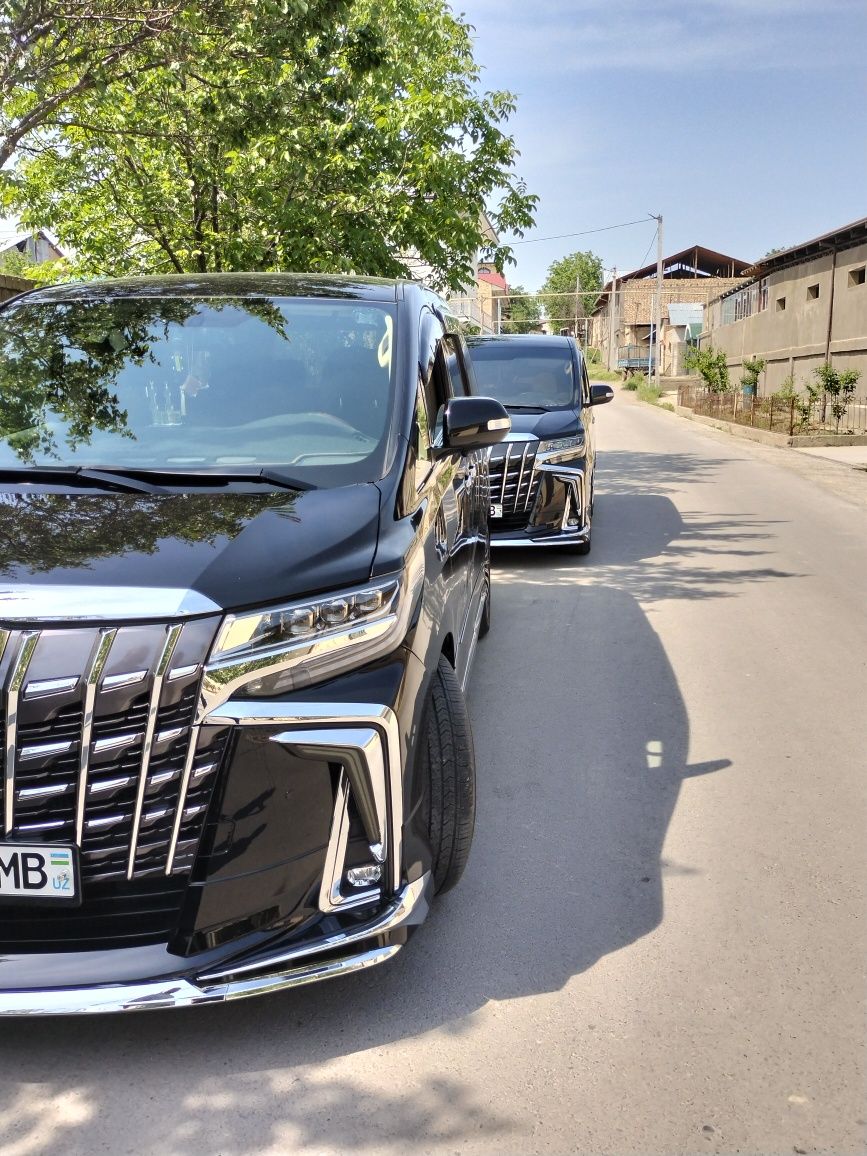 To'y Kartej uchun Toyota Alphard