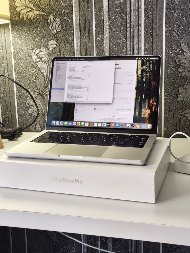 Macbook 14 m1 pro 2021, 16гб ram, 1тб ssd, 16 gpu/10 cpu