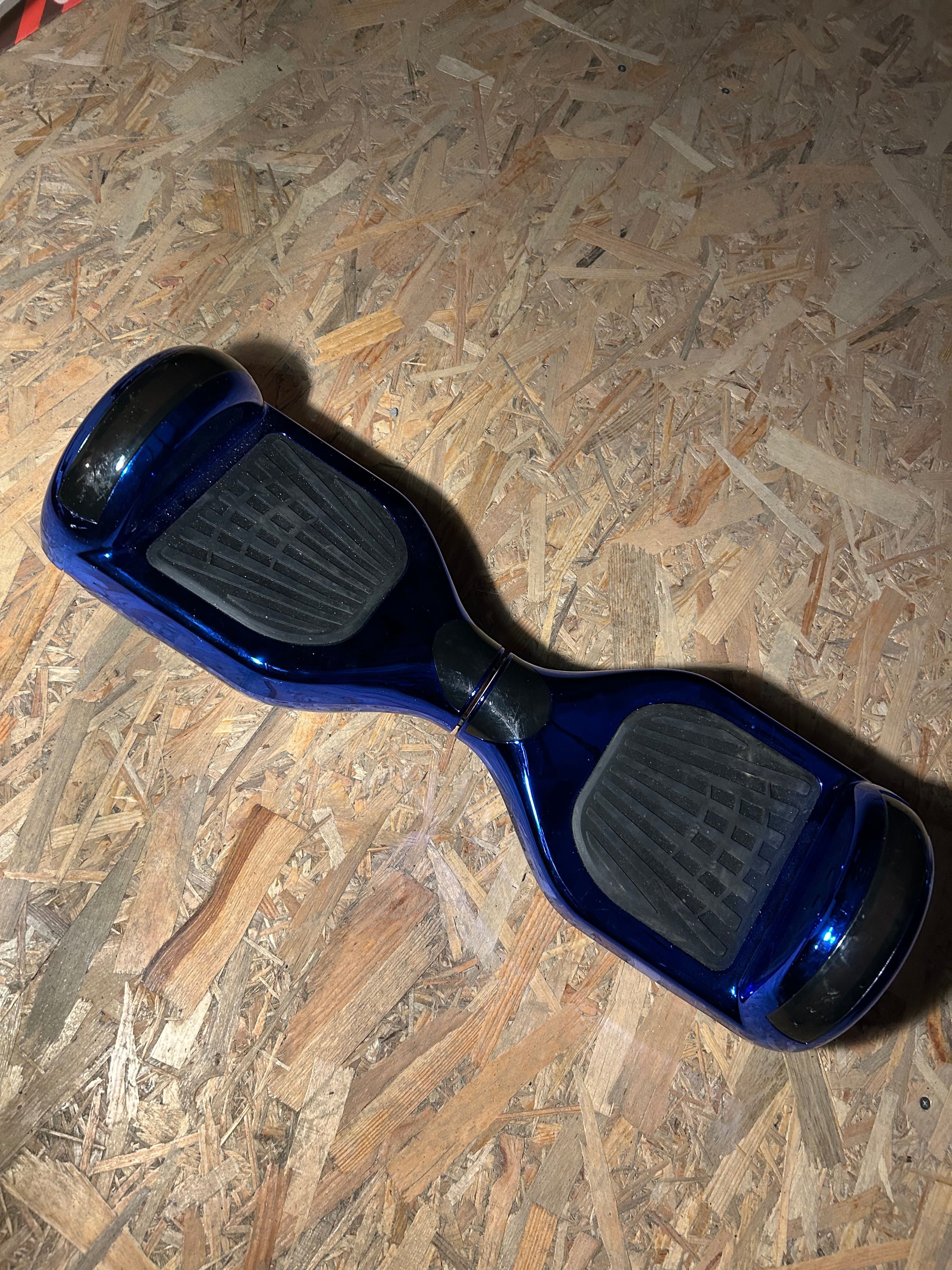 Set Hoverboard si Hoverkart cu scaun GeekMe 6.5 to 10 Albastru