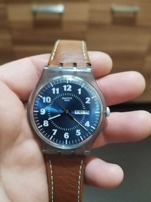 Ceas Swatch SWISS barbatesc cu data functional