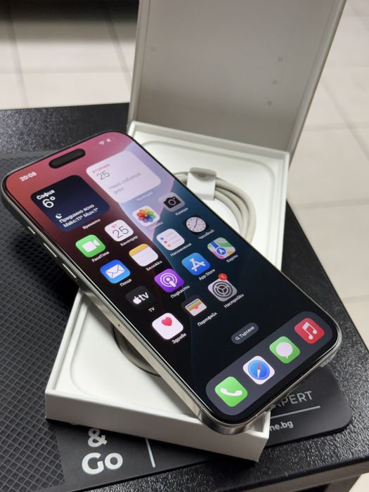 Apple iPhone 16 Pro Max,Natural Titanium,256GB *100% Battery*КатоНов*