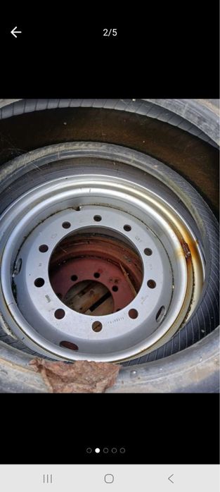 vând anvelope Michelin XZL 395/85R20 complete, cu jante