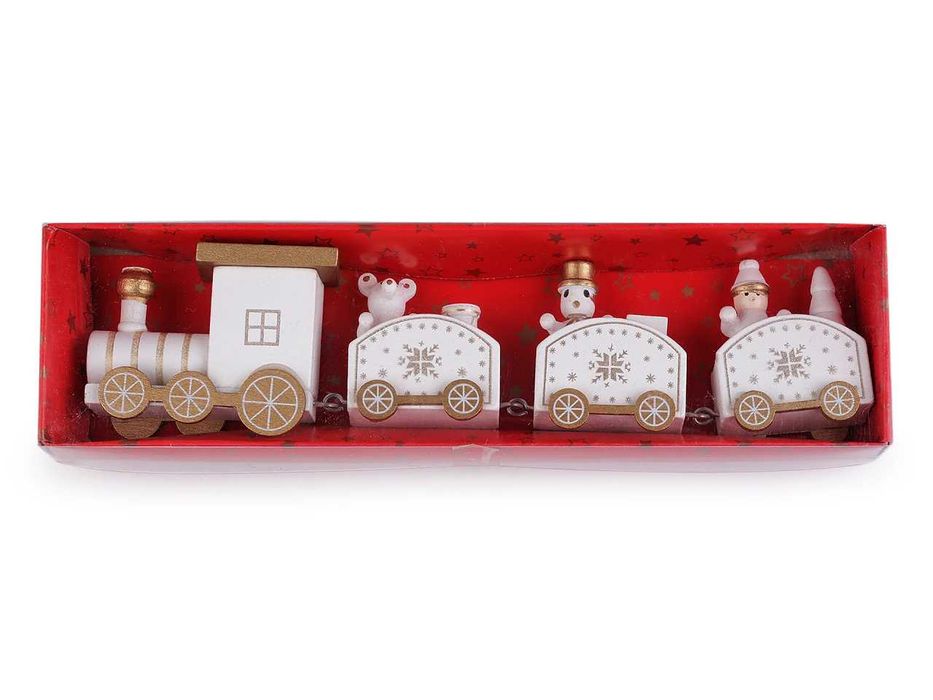 Дървено коледно влакче,различни видове