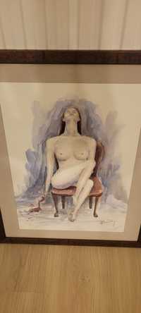 Vând tablou nud achiziționat din Italia