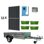 Generator solar, EASUN 5.5kw, GEL SOLAR 4 x 200 Ah, 11 x panou 460w